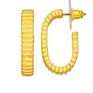 Nine West Gold Elongated Earrings - BNWT